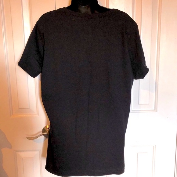 LK NW ⚾️ BLACK 100% COTTON BOSTON RED SOX POST-SEASON V-NECK TSHIRT Women’s 2X - Picture 4 of 5